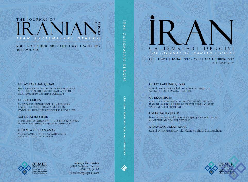 İran Çalışmaları Dergisi (2017-2019)