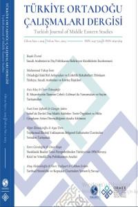 Turkish Journal of Middle East Studies Vol.10 No. 1