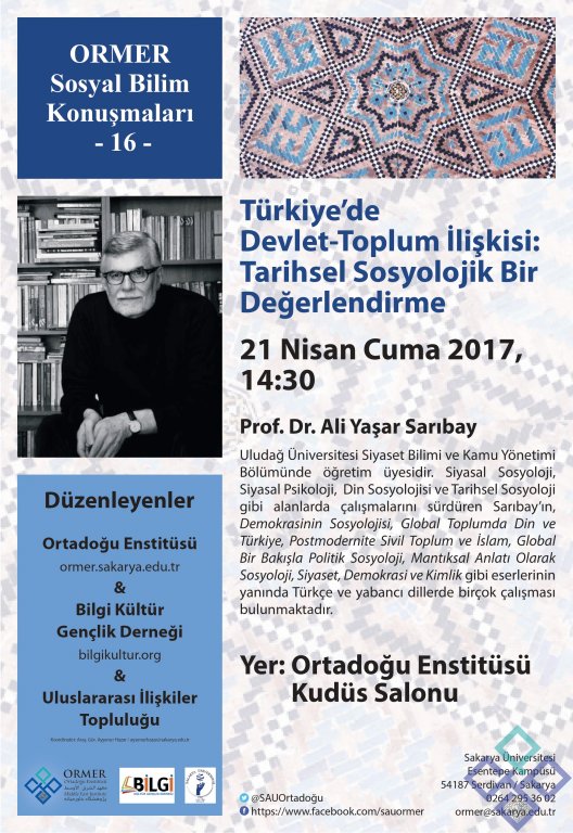 ORMER Sosyal Bilim Konuşmaları 16