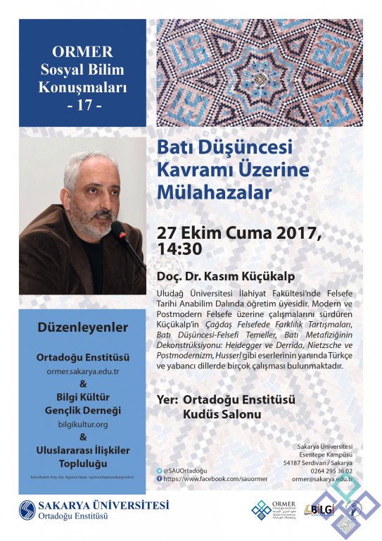 ORMER Sosyal Bilim Konuşmaları 17