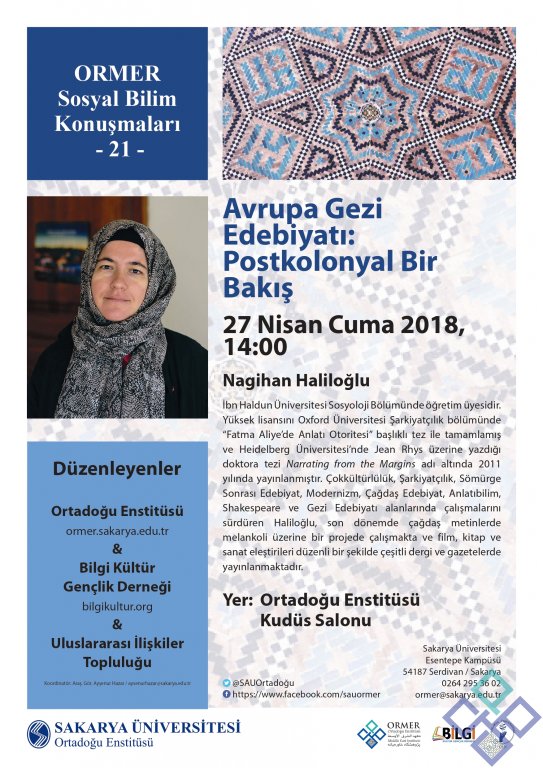 ORMER Sosyal Bilim Konuşmaları 21